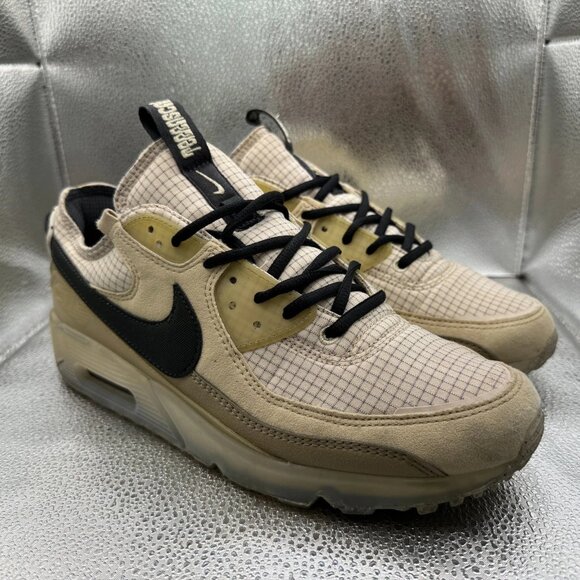 Size 10 Nike Air Max Terrascape 90 Rattan Dark Smoke Gray Mens Shoes DH4677-200 - Picture 1 of 10